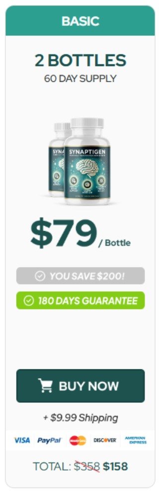 Synaptigen Order 1 Bottle